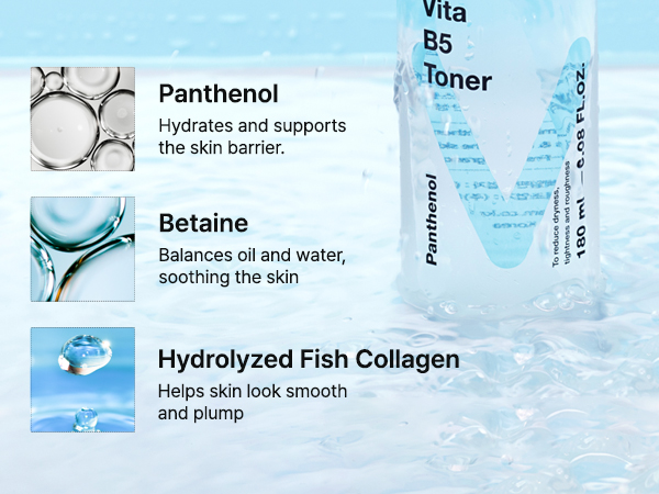 TIAM Vita B5 Toner5 مواد تشکیل دهنده تونر Vita B5 تیام