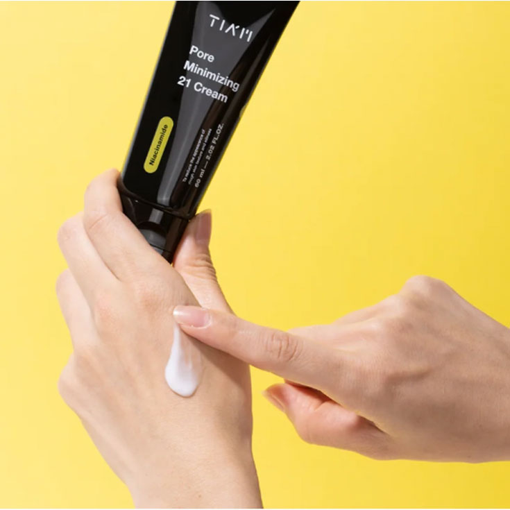 TIAM-Pore-Minimizing-21-Cream3 نحوه استفاده از کرم کوچککننده منافذ از برند TIAM