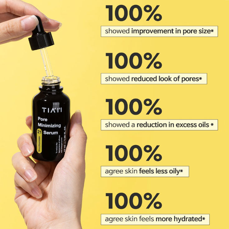TIAM-Pore-Minimizing-21-SERUM2 تاثیر استفاده از سرم کوچک کننده منافذ پوست تیام