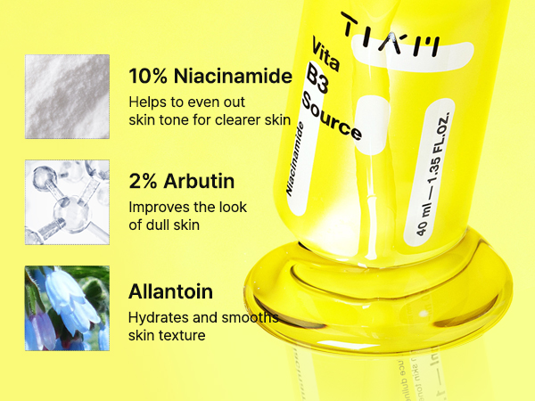 TIAM Vita B3 Source5 ترکیبات تشکیل دهنده سرم ویتامین B3 تیام